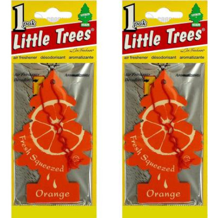 Little Trees Hanging Orange Car Air Freshener | 10g